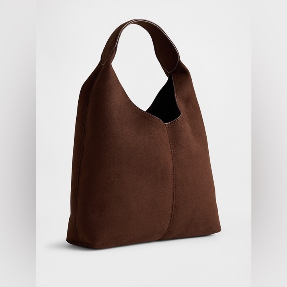 Mini Faux Suede Handbag
